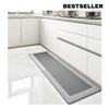 The SafeStep Mat™ Kitchen Mat | Rectangular - Light Grey