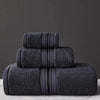 Egyptian Cotton Bath Towel Set ( Pack of 3 ) - Sage Gray