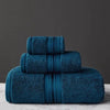 Egyptian Cotton Bath Towel Set ( Pack of 3 ) - Slate Blue